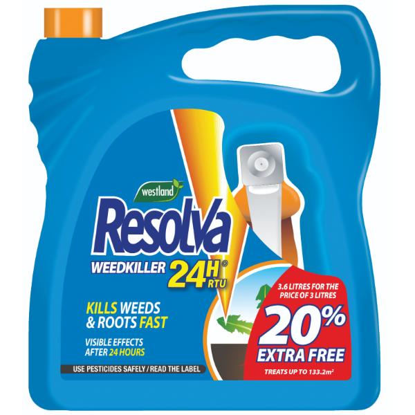 Westland Resolva Weedkiller 24H 3L RTU 3.6L