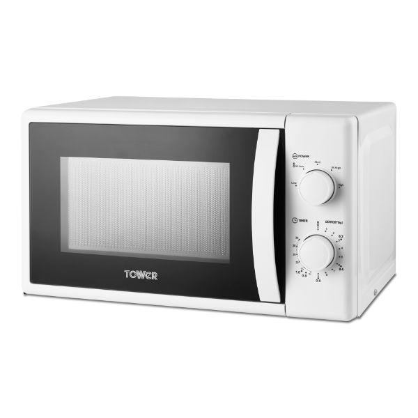 20L 700W Manual Microwave White
