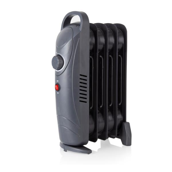 Warmlite 650W Oil Filled Radiator Grey