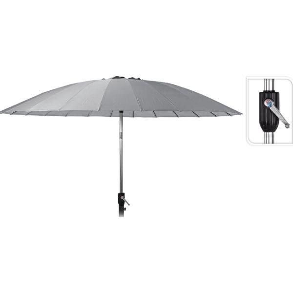 Shanghai Parasol/Umbrella Light Grey Diameter 270cm