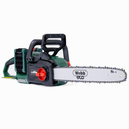 Webb X Series 40V (2 X 20V) 40CM (16") Brushless Chainsaw with 2 X 4Ah Batteries &amp; Charger