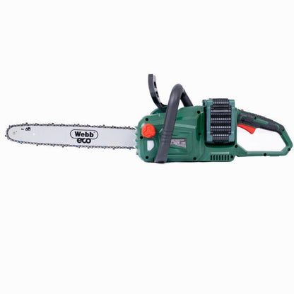 Webb X Series 40V (2 X 20V) 40CM (16") Brushless Chainsaw with 2 X 4Ah Batteries &amp; Charger