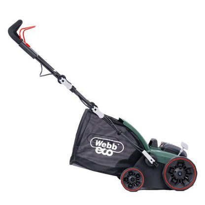 Webb X Series 40V (2 X 20V) 38CM (15") Cordless Scarrifier Rake with 2 X 4Ah Batteries &amp; Charger