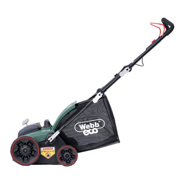 Webb X Series 40V (2 X 20V) 38CM (15") Cordless Scarrifier Rake with 2 X 4Ah Batteries &amp; Charger