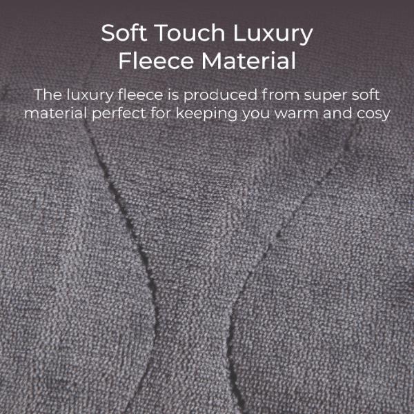 Carmen Heated Throw 160 x 130cm Grey