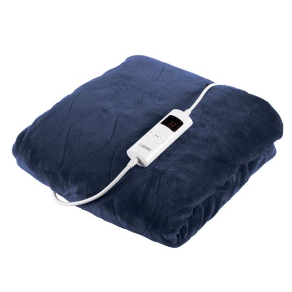 Carmen Heated Throw 160 x 130cm Blue