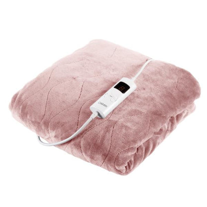 Carmen Heated Throw 160 x 130cm Pink