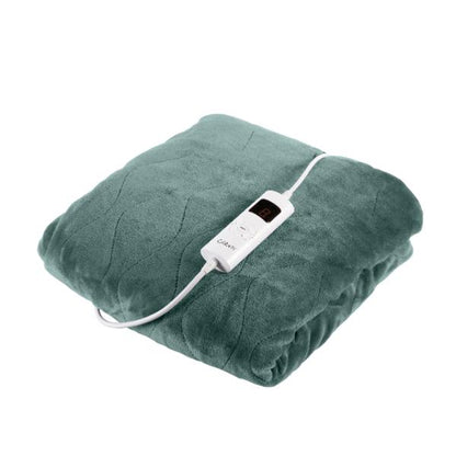 Carmen Heated Throw 160 x 130cm Sage Green