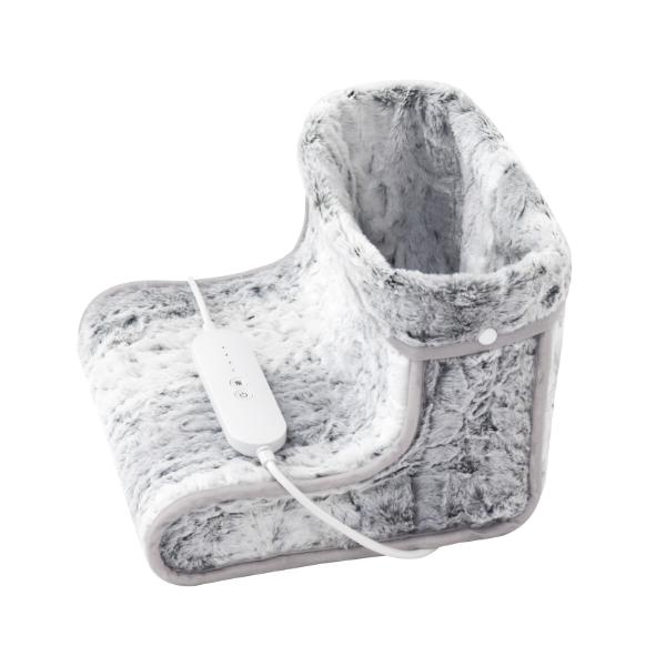 Carmen Faux Fur Heated Foot Warmer Winter Hare