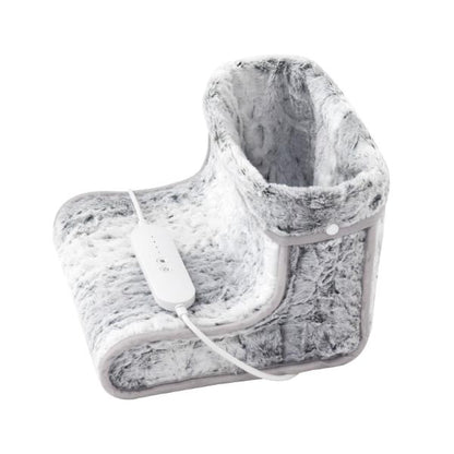 Carmen Faux Fur Heated Foot Warmer Winter Hare