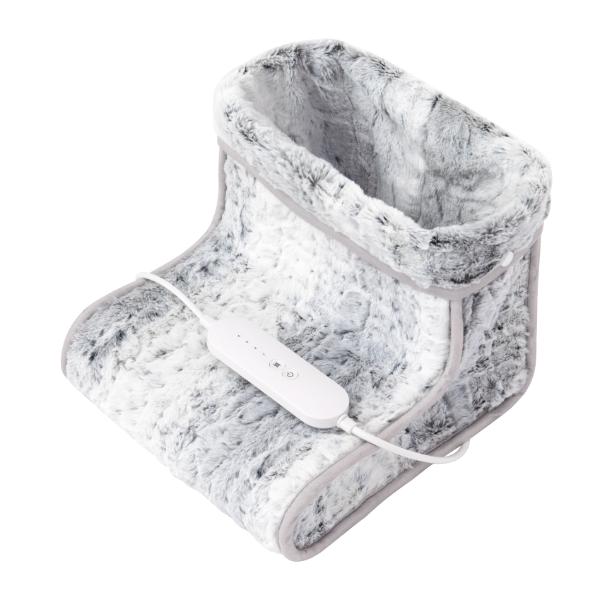 Carmen Faux Fur Heated Foot Warmer Winter Hare