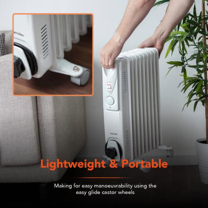 Warmlite 2000W Oil Filled Radiator White