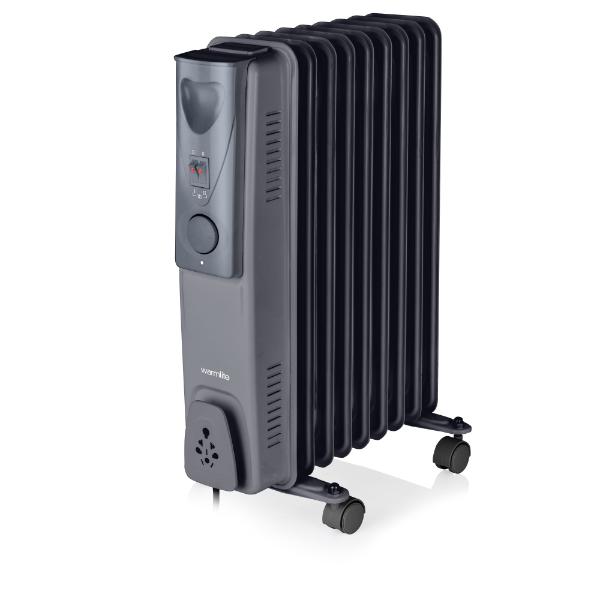 Warnlite 2000W Oil Filled Radiator Grey