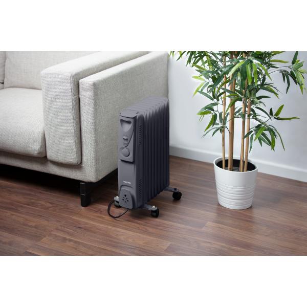 Warnlite 2000W Oil Filled Radiator Grey