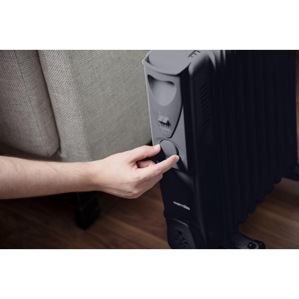 Warnlite 2000W Oil Filled Radiator Grey