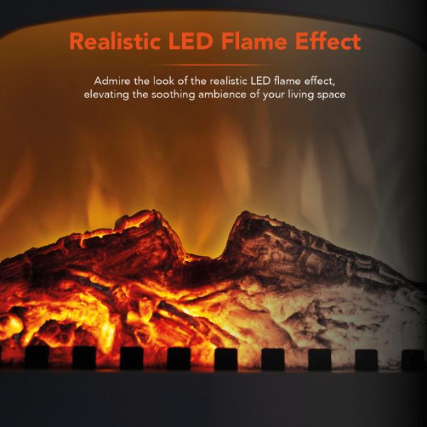 Warmlite Wingham 2KW Stove Fire Grey