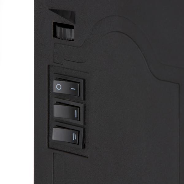 Warmlite Mable 2KWStove Fire Black