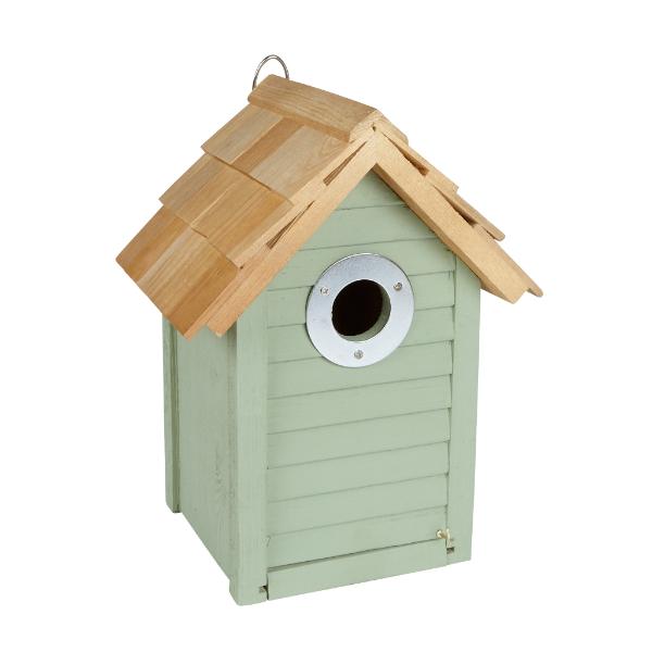 Gardman Beach Hut Nest Box - Sage Green
