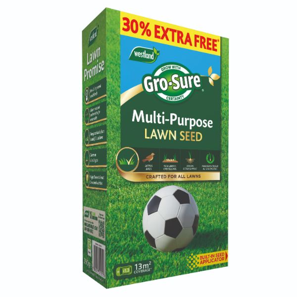 Gro-Sure Multipurpose Lawn Seed 10M2 +30% Free