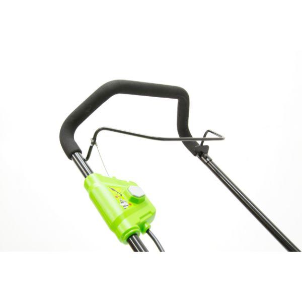 GREENWORKS 40V 41CM/16&quot; CUT BATTERY LAWNMOWER with 2 X 2AH Batteries &amp; Charger 