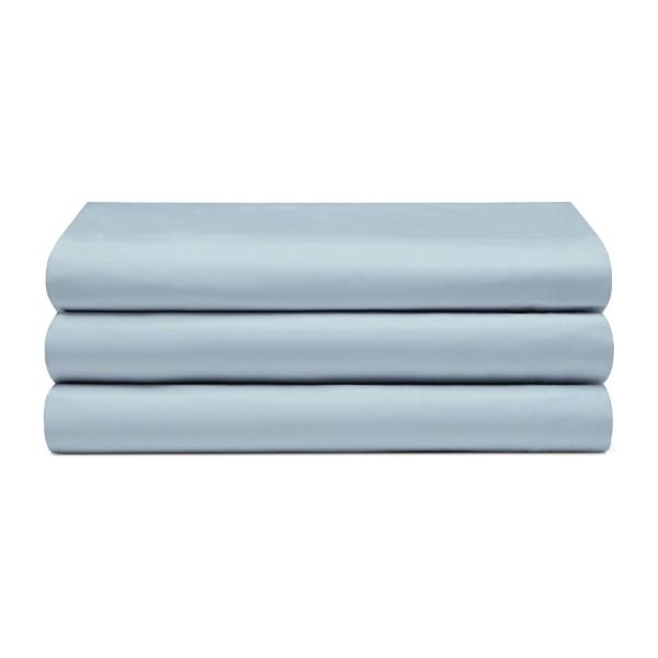 Lilly Cotton 200 Thread Count Fitted Sheet Single Blue