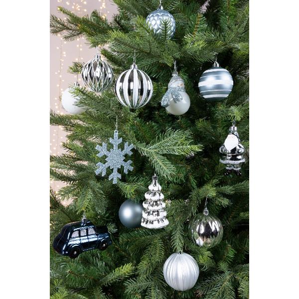 Christmas Baubles Mixbox Shatterproof Matt - Shiny - Glitter