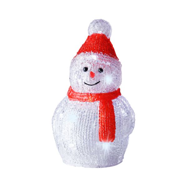 Christmas LED Snowman Battery Operated Indoor 25cm - 4 designs