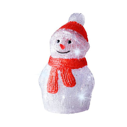 Christmas LED Snowman Battery Operated Indoor 25cm - 4 designs