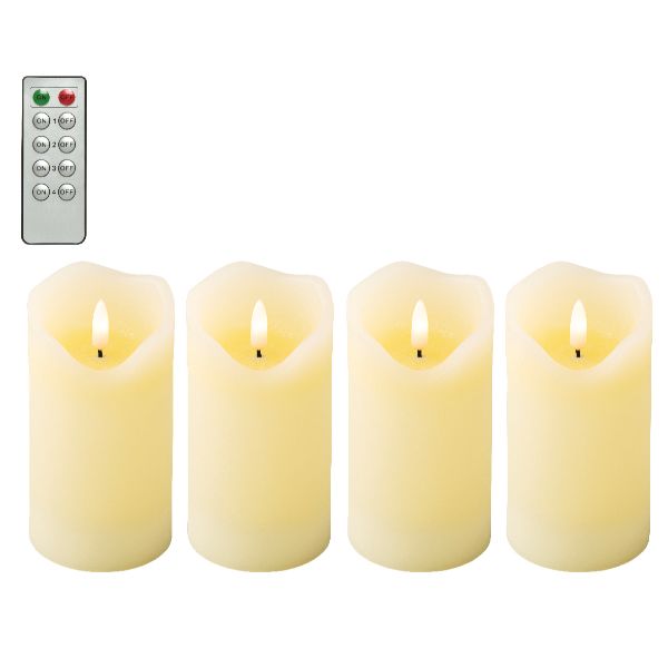 Cream LED Wick Candles