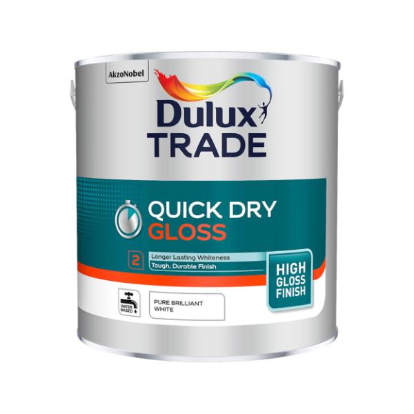 Dulux Trade Quick Dry Gloss White 2.5L