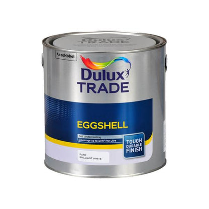 Dulux Trade Eggshell White 2.5L