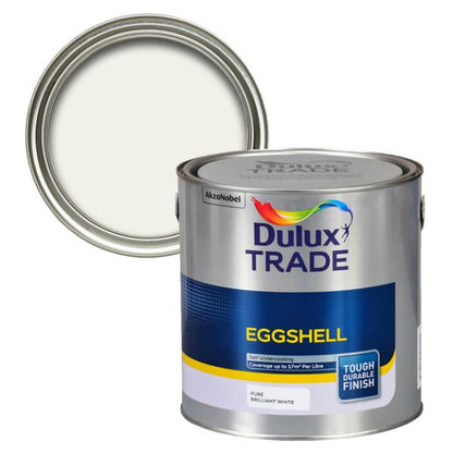 Dulux Trade Eggshell White 2.5L