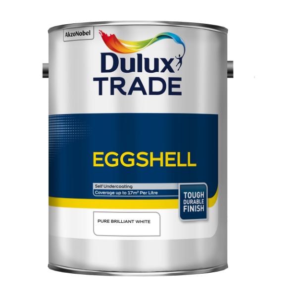 Dulux Trade Eggshell White 5L