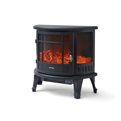 Warmlite Bath 1.8KW Stove Fire Black