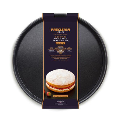 Loose Base Sandwich Pan Non-Stick Round 23cm/9in