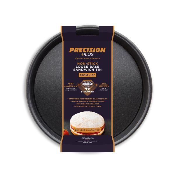 Loose Base Sandwich Pan Non-Stick Round 15cm/6in