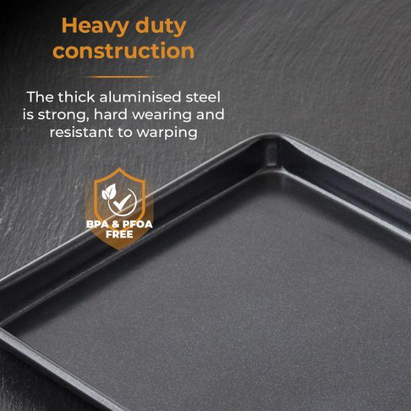 Non-Stick Baking Tray 39x27x2cm