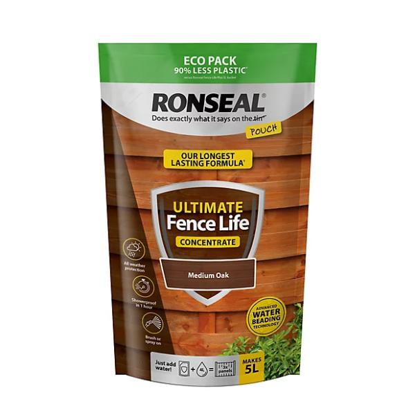 Ultimate Fence Life Concentrate Medium Oak 950Ml