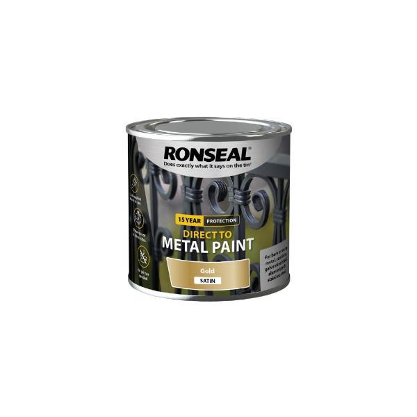 Direct To Metal Gold Satin 250ml