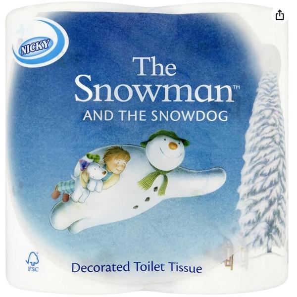 Nicky Snowman Toilet Tissue 4 Pack