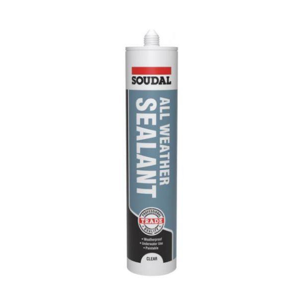 Soudal All Weather Sealant Clear 290ml