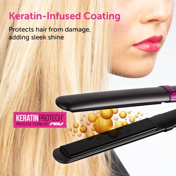 CARMEN Neon Hair Straightener LED