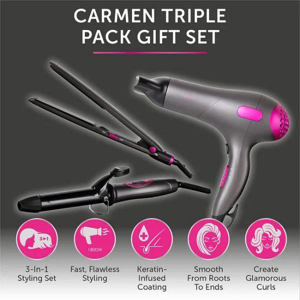 CARMEN Gift Dryer/Curler/Straightener