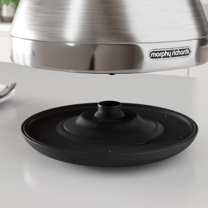 Morphy Richards Venture Metal Pyramid 1.5L Kettle