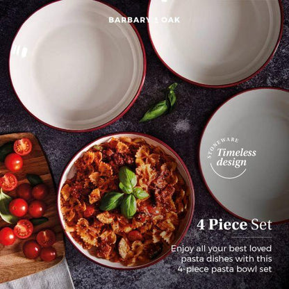 Barbary &amp; Oak Foundry 4 Piece Pasta Bowl Set