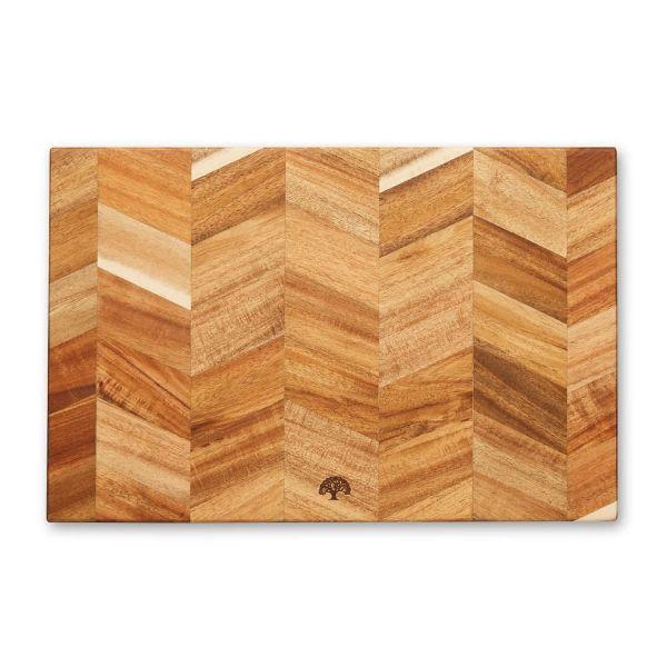 Barbary &amp; Oak Rectangle Chopping Board Chevron
