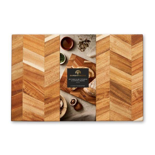 Barbary &amp; Oak Rectangle Chopping Board Chevron