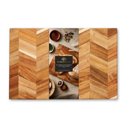 Barbary &amp; Oak Rectangle Chopping Board Chevron