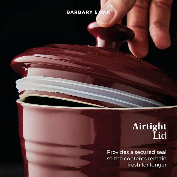 Barbary &amp; Oak 23cm Ceramic Storage Jar