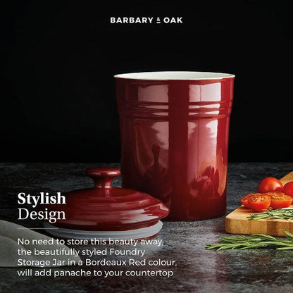 Barbary &amp; Oak 23cm Ceramic Storage Jar
